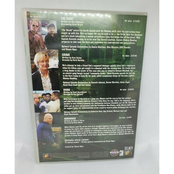 The Shield Complete Fourth Season Missing Disk 4 Minor Blemishes On 1 & 2 Clean - Picture 12 of 12
